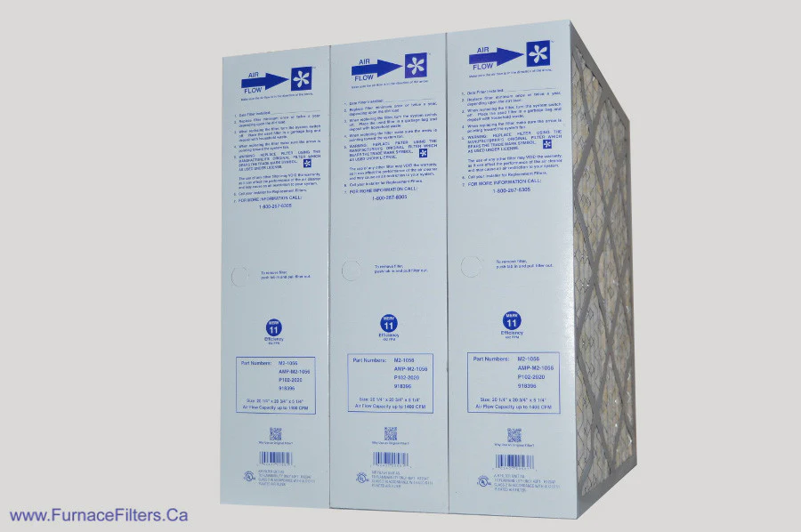 M2-1056 Genuine Original 20x20 Old/Defective Electronic Air Cleaner to Filter Size 20 1/4" x 20 3/4" x 5 1/4." Case of 3