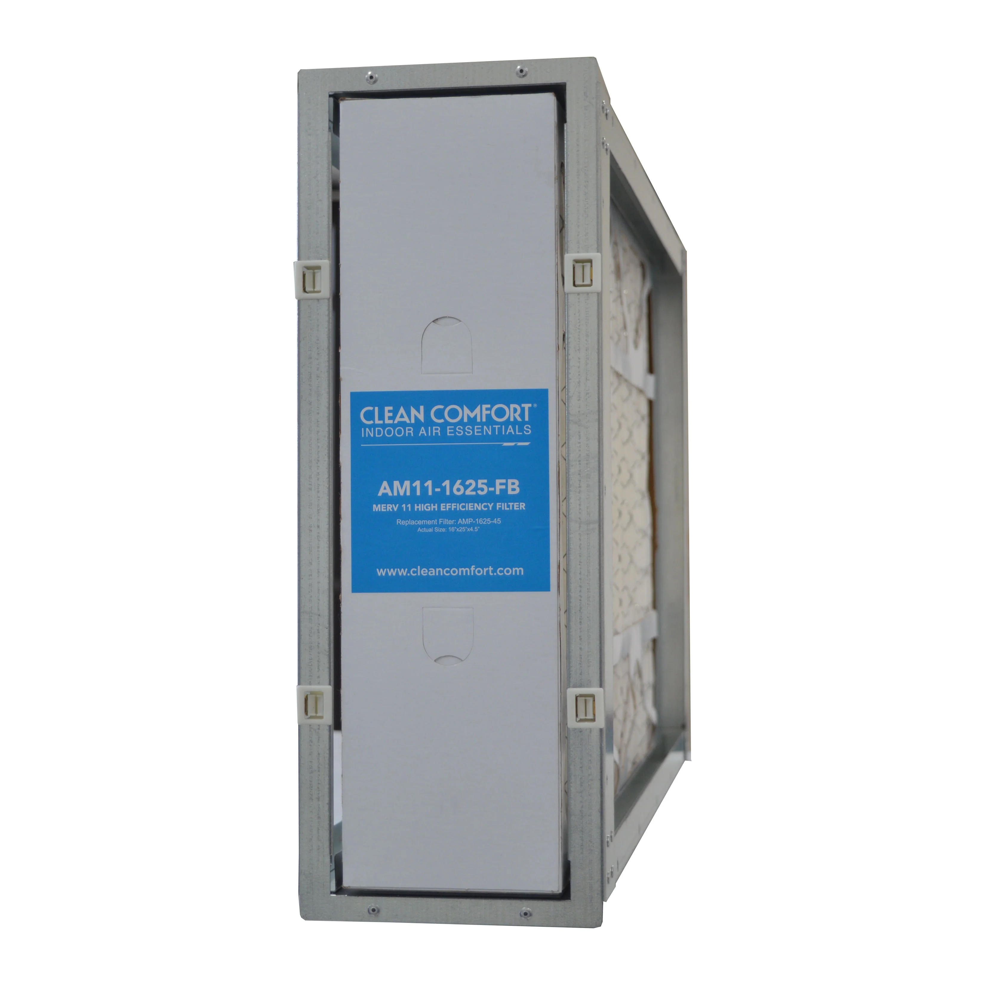 Clean Comfort AM11-1625-FB MERV 11. Part # AMP-11-1625-45 Actual Size 16" x 25" x 4.5". Case of 3 - Image 4