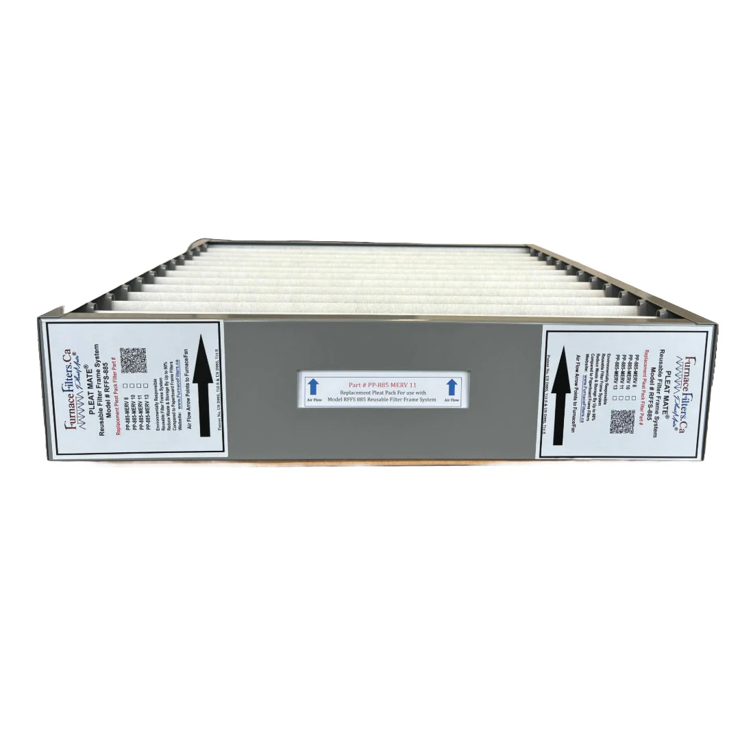 Clean Comfort AMP-11-2020-45 - 20x20x4.5 Reusable Filter Frame Kit - Includes Lifetime Reusable Frame MODEL # RFFS 885 and 6 Replacement Filters PART # PP-885 MERV 11. Made by FurnaceFilters.Ca - Image 4