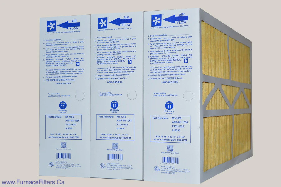 ELECTRO-AIR 16x25 Old/Defective Electronic Air Cleaner to Filter Size 15 3/8" x 25 1/2" x 5 1/4." Case of 3