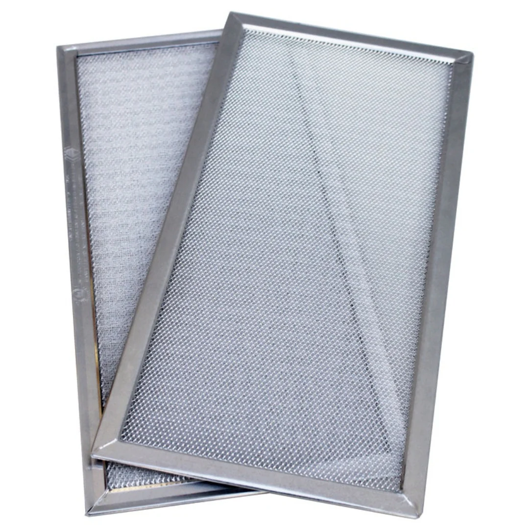 Fantech 426461 Washable Alu Mesh MERV 3 HRV /ERV Filter Kit - Size : 6‐1/8 x 12‐3/8 x 1/8 Inches - Set of 2