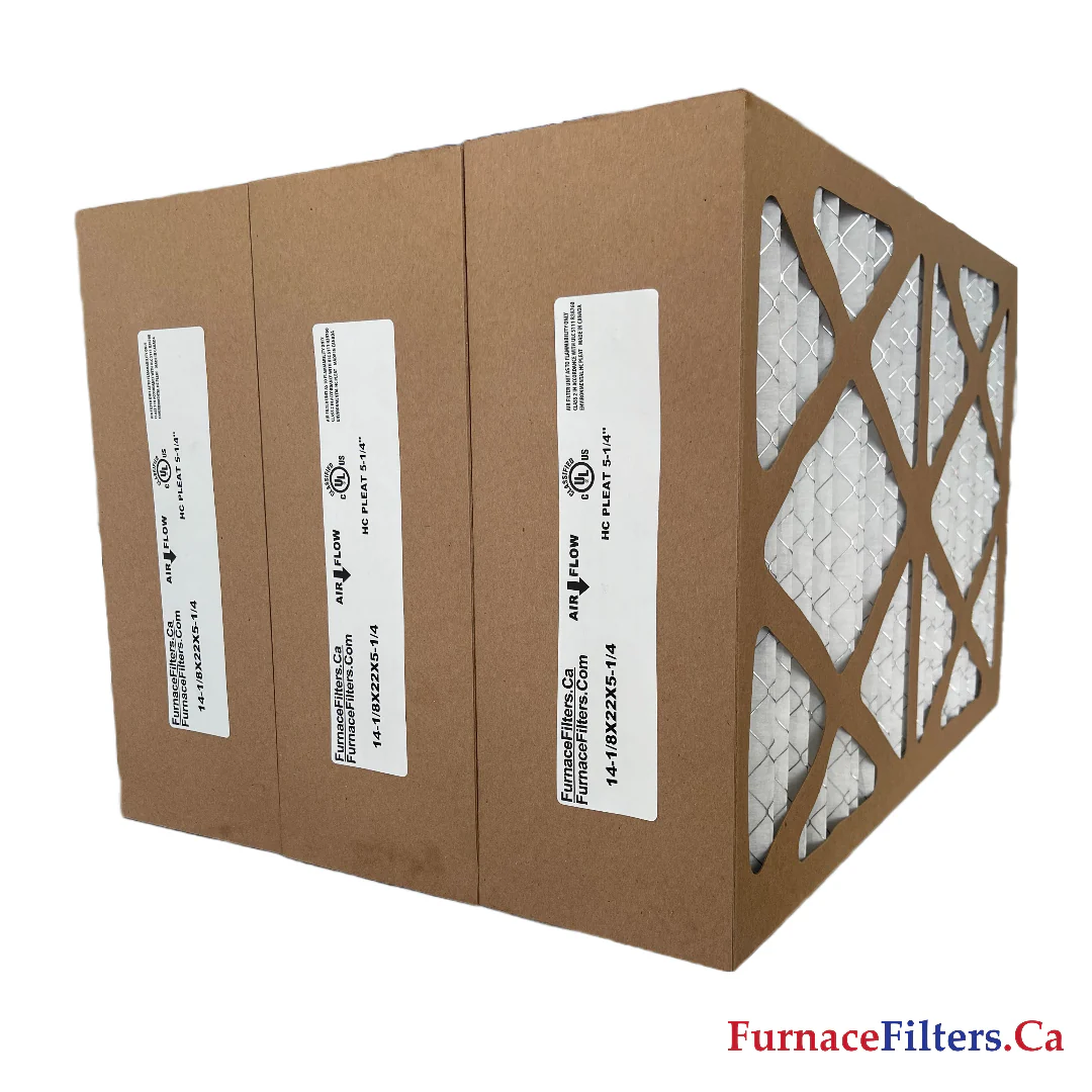 MAH-1056A Pleated Media Air Filter. MERV 10. Size 14 1/8" x 22" x 5-1/4". Package of 3