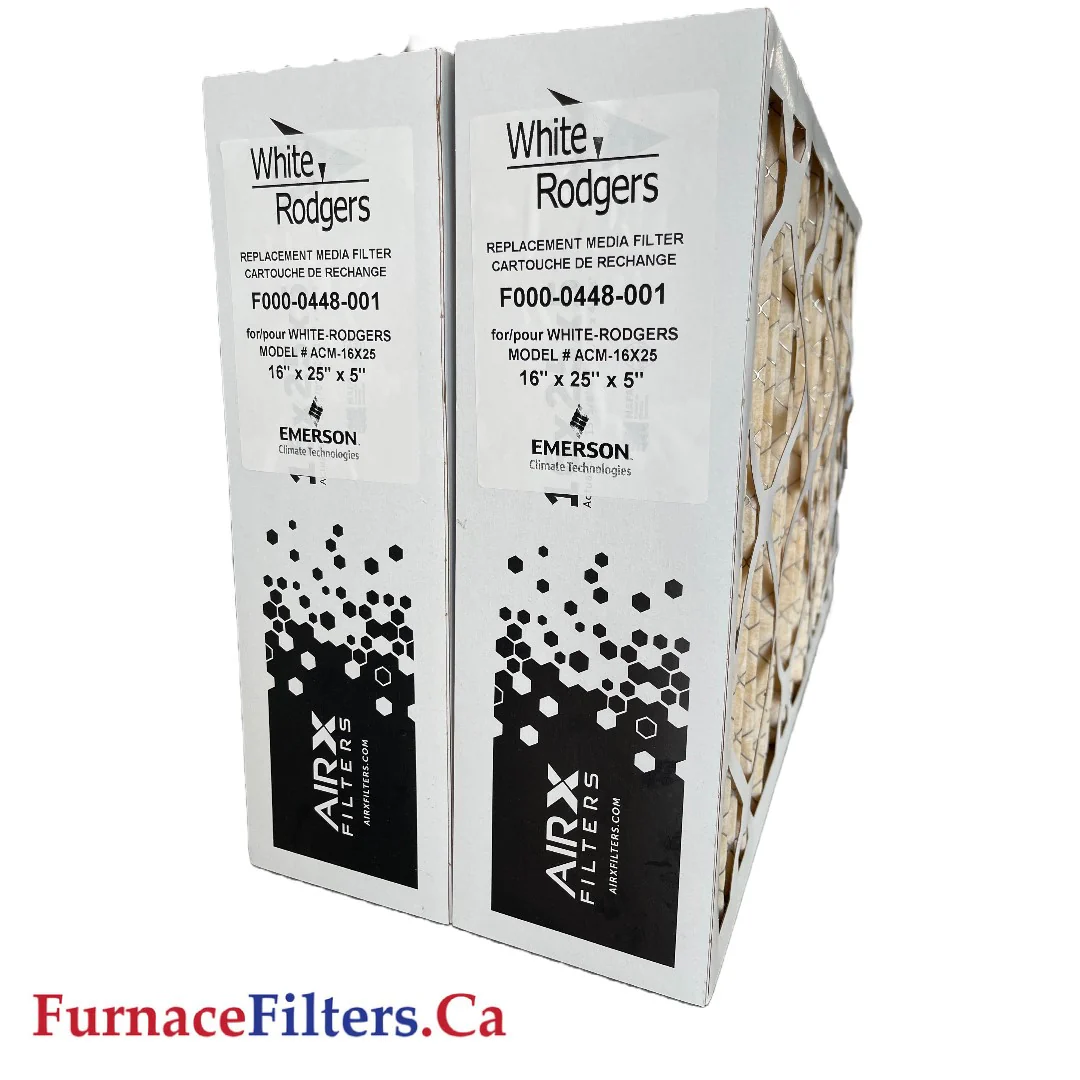 White Rodgers F000-0448-001 Furnace Filter for ACM-16x25 Filter Cabinets. Case of 2